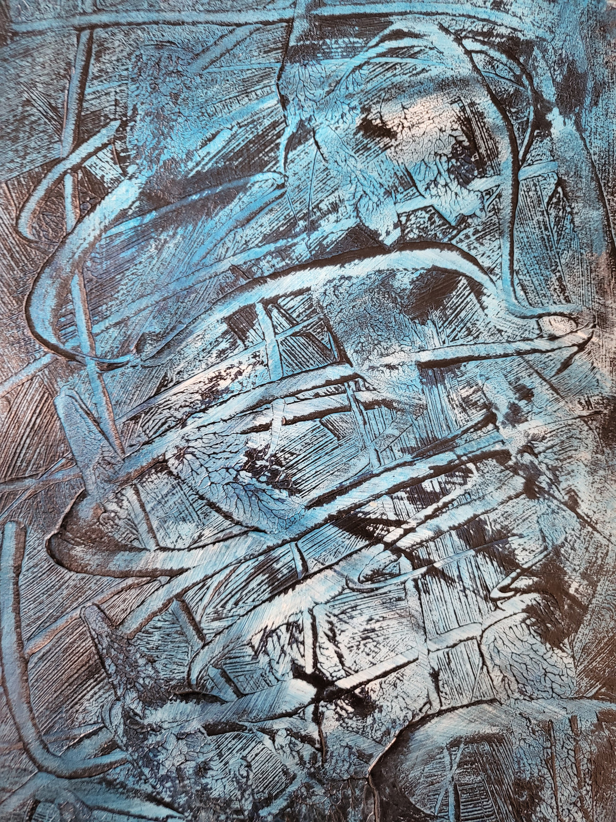Unikat – Acrylmalerei Nr. 2023/79 "Kunst und Inspiration der Seele mit Schwung" – JüttnerArt-Collection