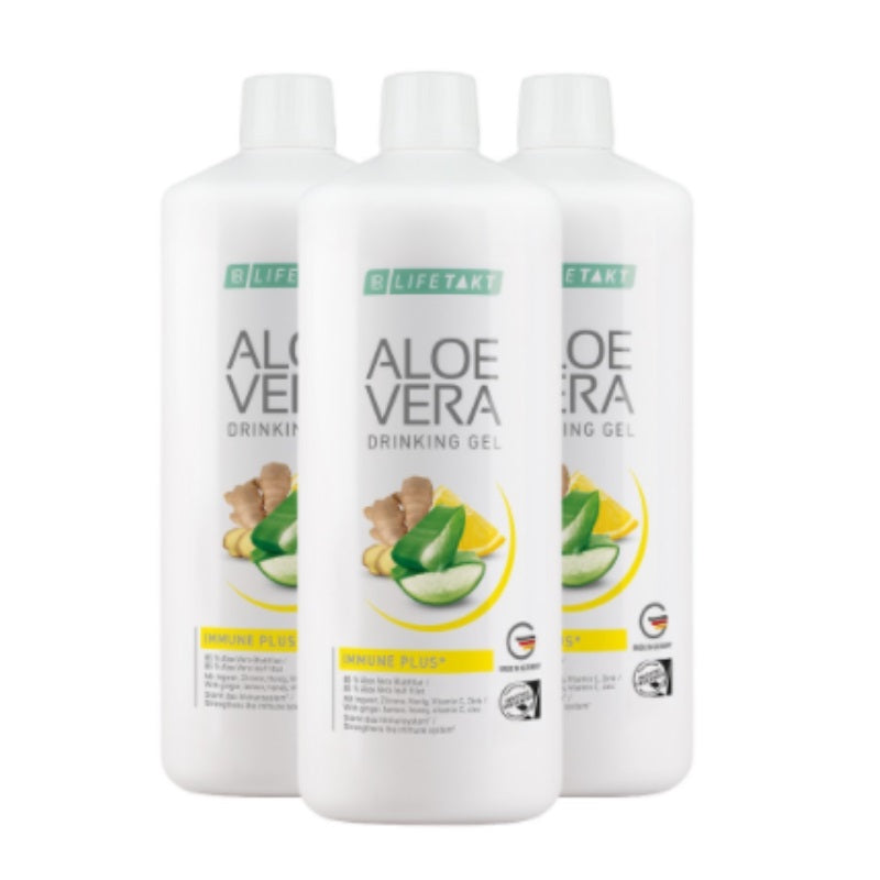 Aloe Vera Drinking Gel Immune Plus 3er Set 3000 ml