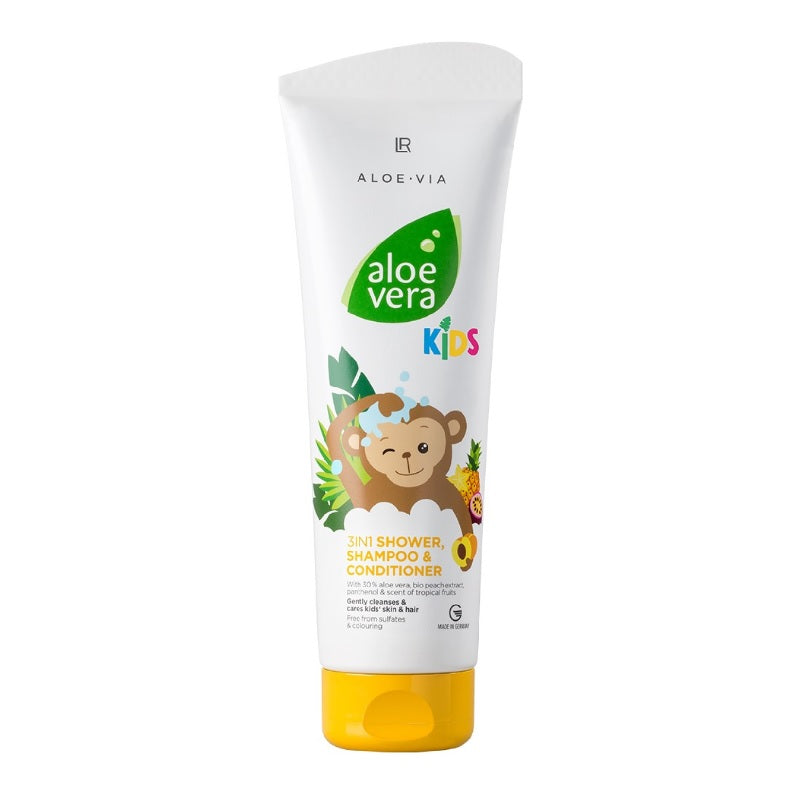 Aloe Vera Kids 3in1 Duschgel, Shampoo & Spülung 250 ml