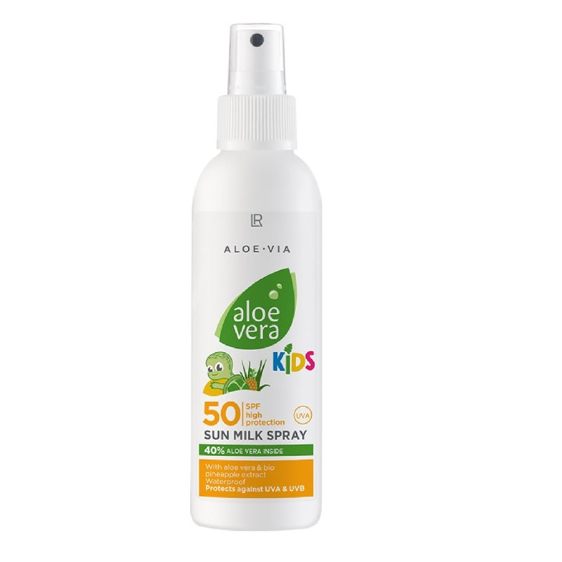 Aloe Vera Kinder Sonnenmilchspray LSF 50 150 ml