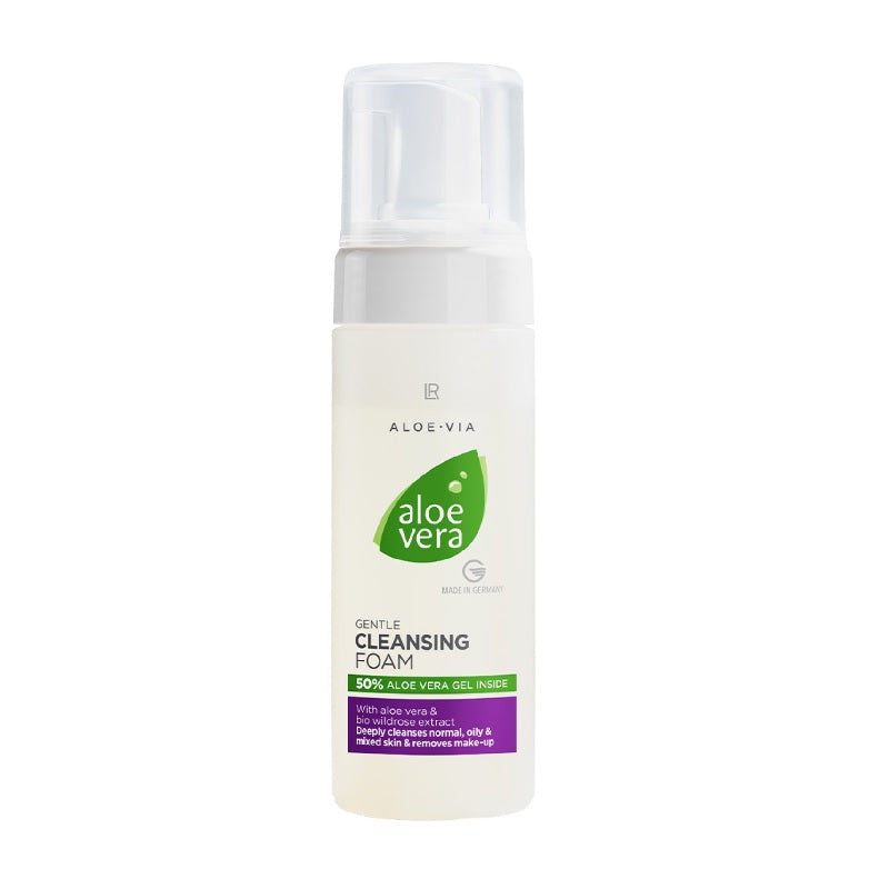 Aloe Via Sanfter Reinigungsschaum mit Bio-Wildrosen-Extrakt 150 ml