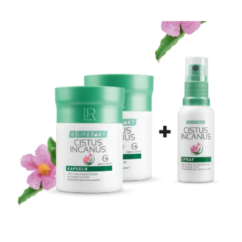 Cistus Incanus Kapseln 2er Set inklusive Spray