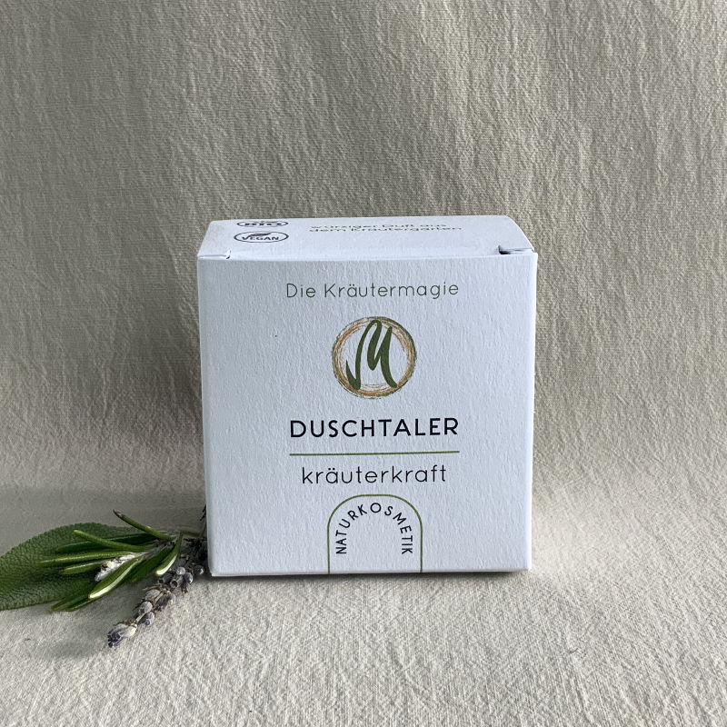 Feste Dusche Kräuterkraft - Anti Aging, Kräutermischung vegan 75 g