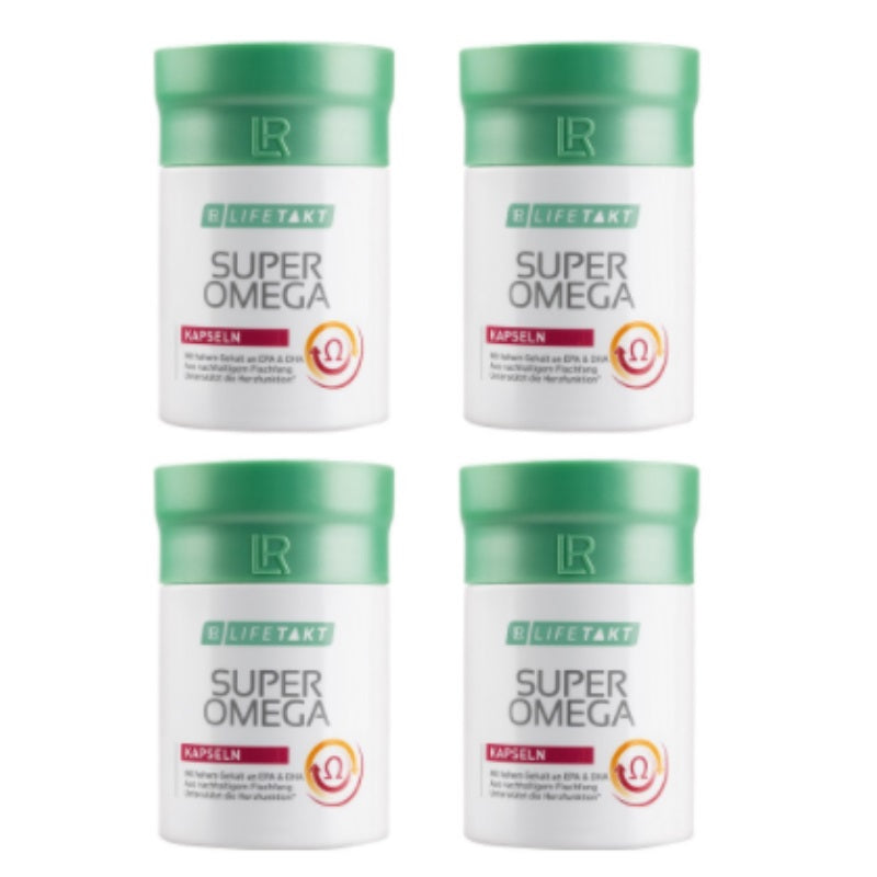 Super Omega Kapseln 4er Set 396 g