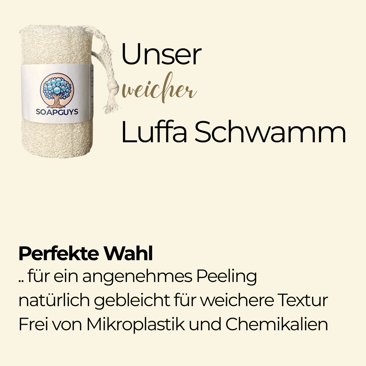 Weicher Luffa-Schwamm