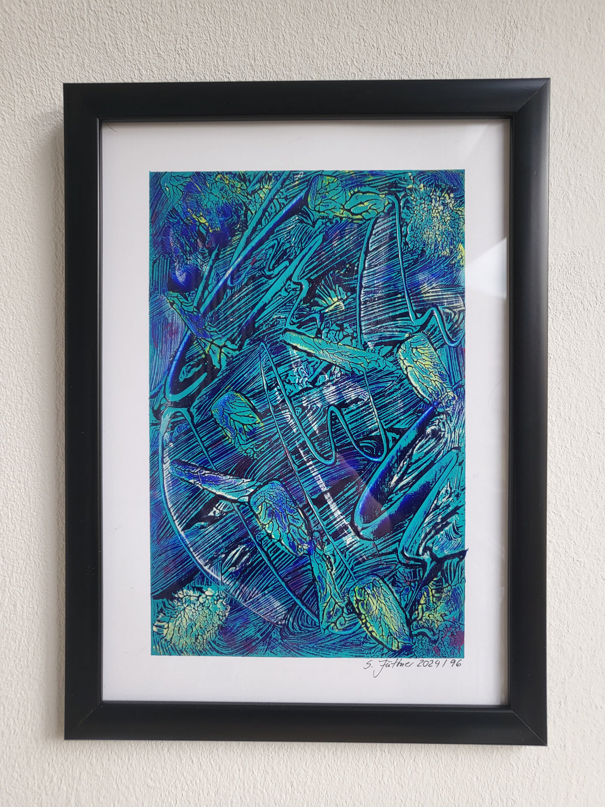 Unikat – Acrylmalerei Nr. 2024/96 "Kunst und Inspiration der Seele zum Träumen" – Jüttner-Art-Collection