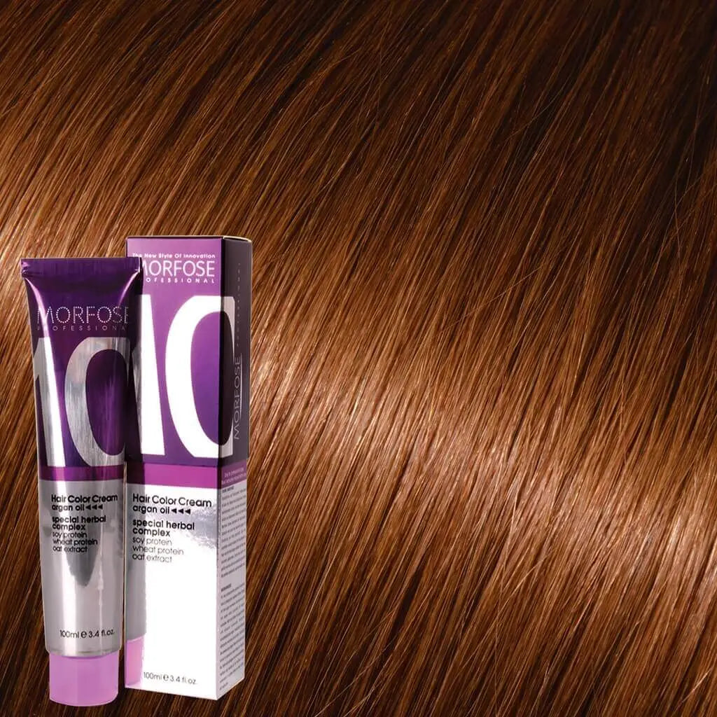 Morfose - Hair Color Cream 10 Argan Oil 100 ml / Brown