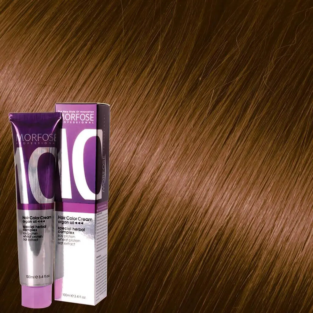 Morfose - Hair Color Cream 10 Argan Oil 100 ml / Brown