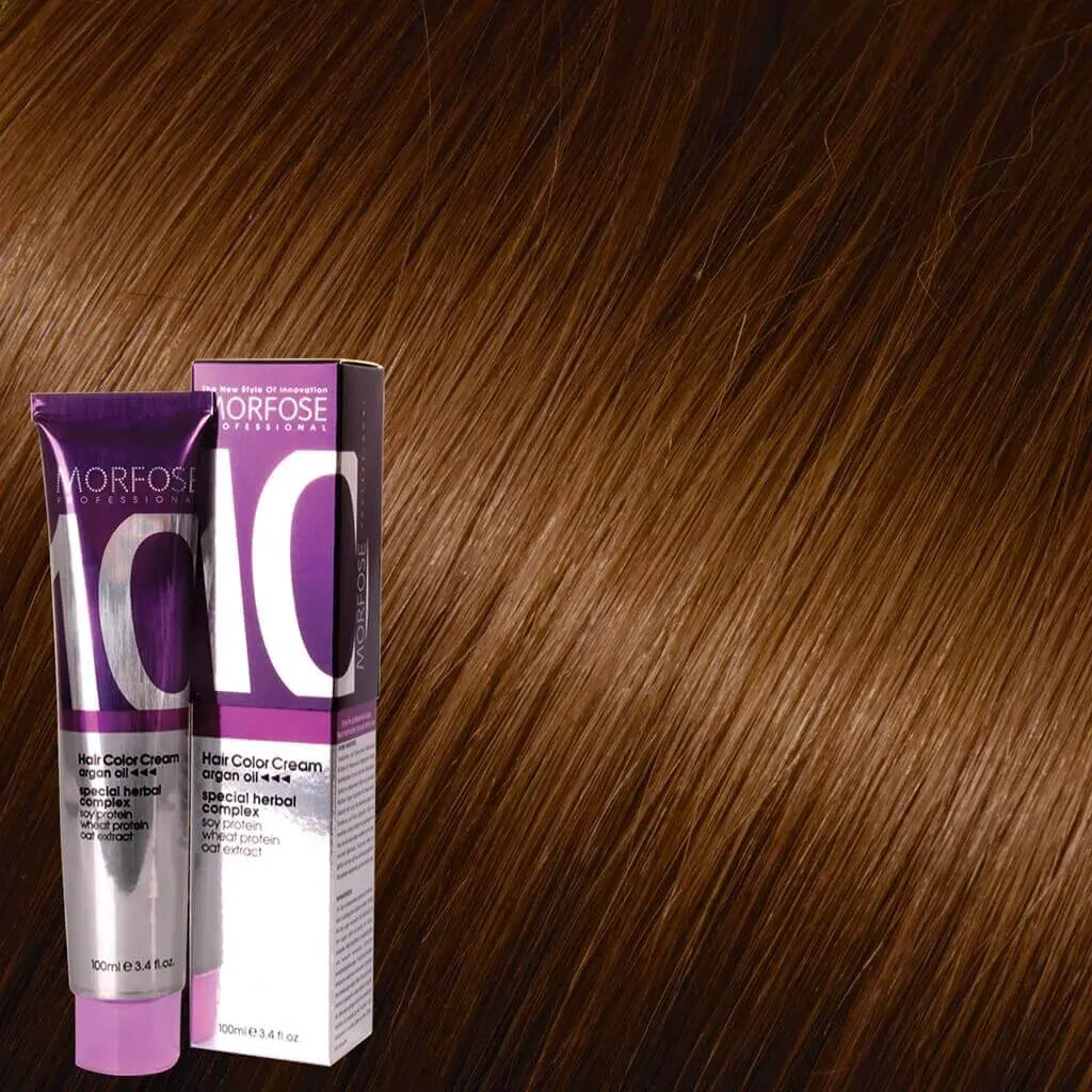 Morfose - Hair Color Cream 10 Argan Oil 100 ml / Brown