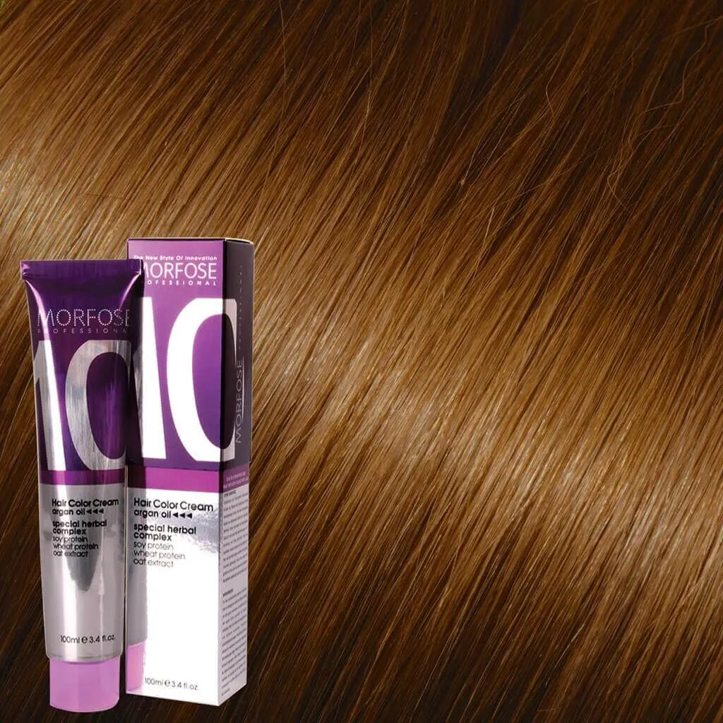 Morfose - Hair Color Cream 10 Argan Oil 100 ml / Brown