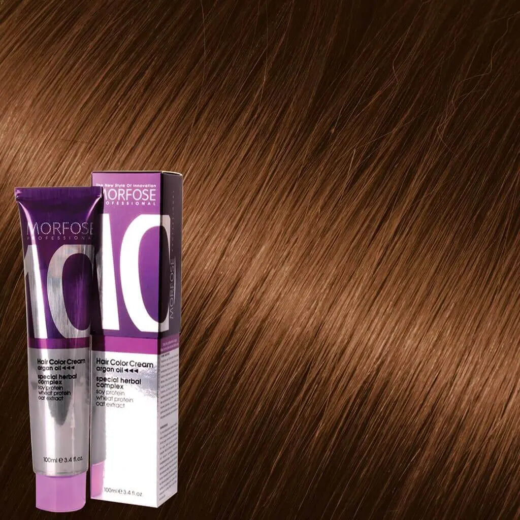 Morfose - Hair Color Cream 10 Argan Oil 100 ml / Brown