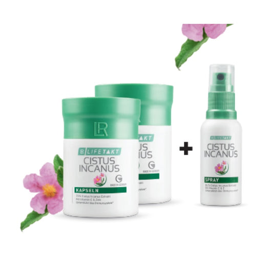 Cistus Incanus Kapseln 2er Set inklusive Spray