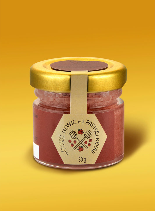 Honig mit Preiselbeere