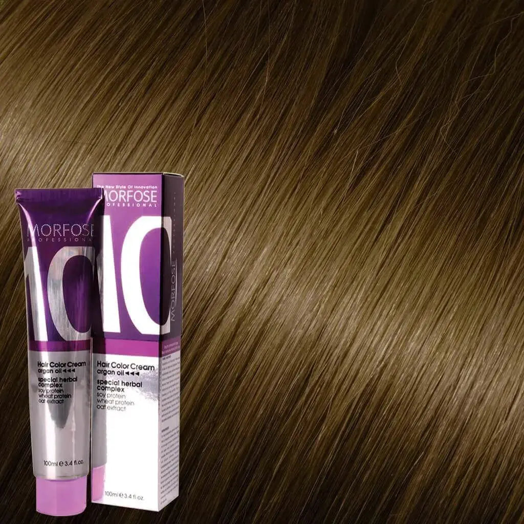 Morfose - Hair Color Cream 10 Argan Oil 100 ml / Brown