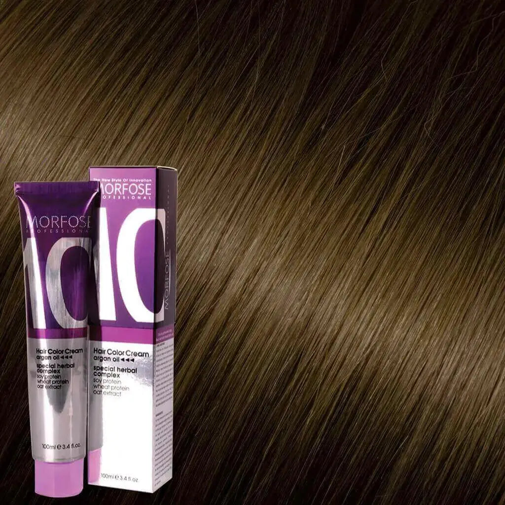 Morfose - Hair Color Cream 10 Argan Oil 100 ml / Brown