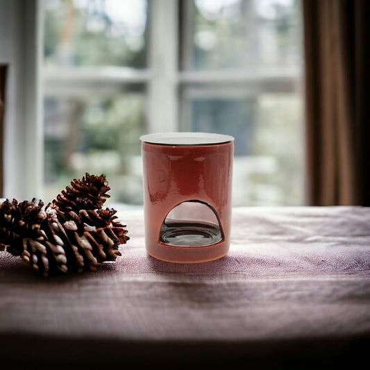 Räucherbrenner "Durchblick" in rot zur sanften Räucherung mit Teelicht