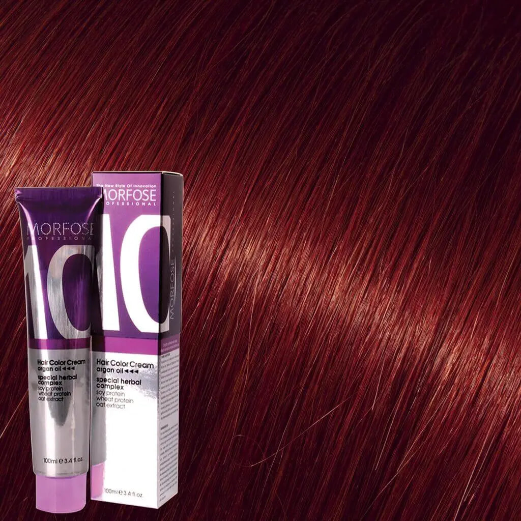 Morfose - Hair Color Cream 10 Argan Oil 100 ml / Red