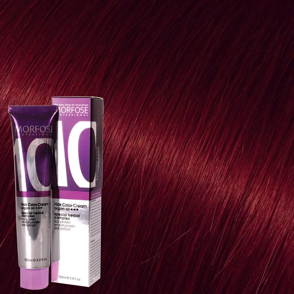 Morfose - Hair Color Cream 10 Argan Oil 100 ml / Red