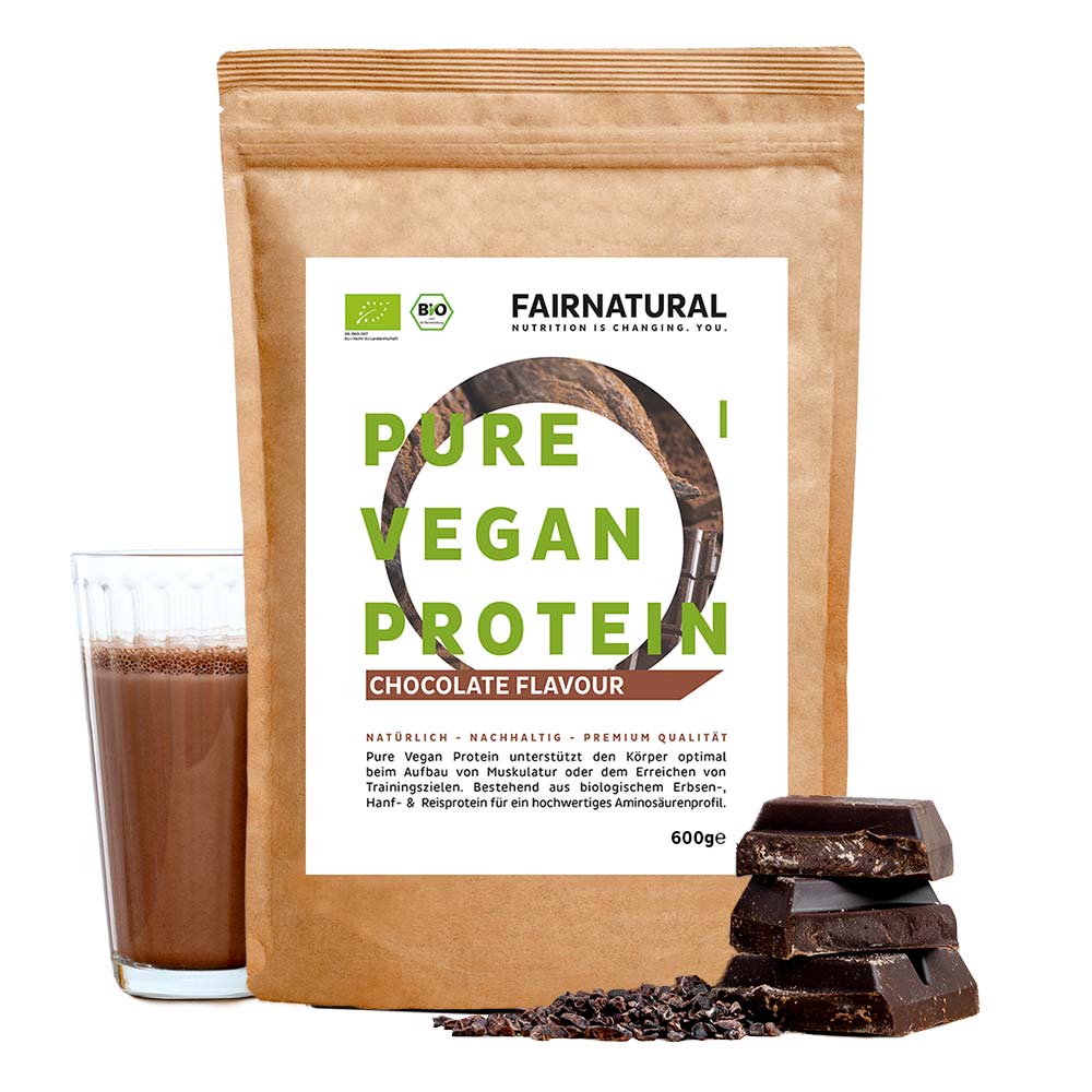 VORBESTELLUNG: Bio Veganes Proteinpulver Schoko ohne Soja