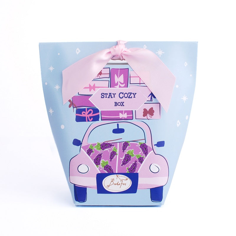 Stay Cozy Geschenkbox - lieblicher Duft nach Trauben