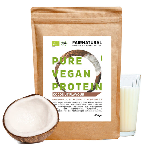Bio Veganes Proteinpulver Kokos ohne Soja
