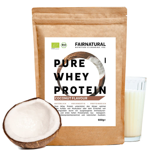 Bio Whey Protein Pulver Kokos