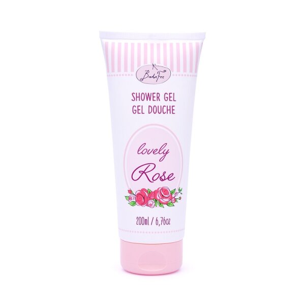 Lovely Rose Shower Gel Vegan without Silicone And Parabene 200 ML (32,50 Eur /