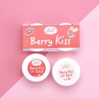 Lip Care Duo Berry Kiss - Balsamt And Peeling Natural...