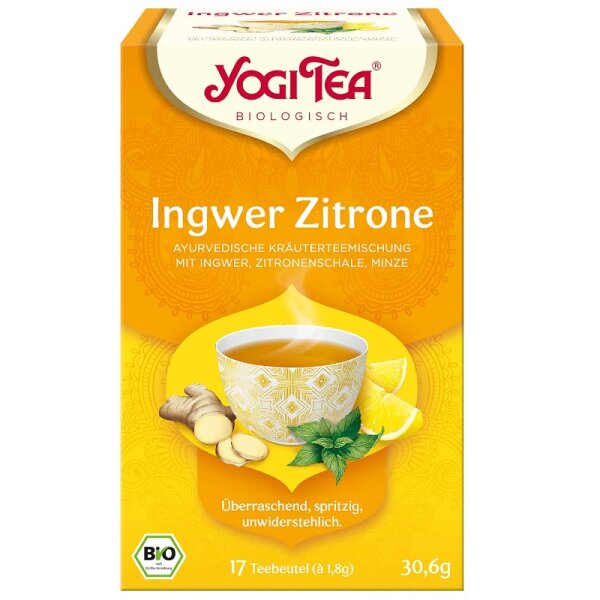 Yogi Tea Ingwer Zitrone Tee 30,6 g