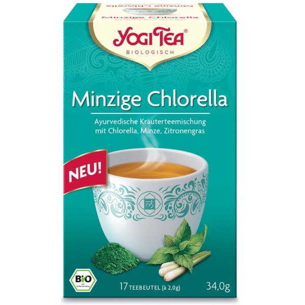 Yogi Tea - Minzige Chlorella Tee-Mischung 34 g