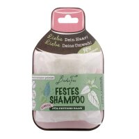 Festes Shampoo mit Brennnessel und Hagebutte -  fettiges Haar, vegan 80 g