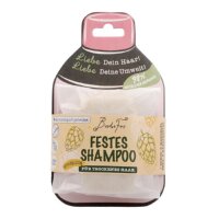 Festes Shampoo mit Hopfenblüten und Sanddorn -  trockenes Haar, vegan 80 g