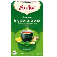 Yogi Tea Bio Grüntee Ingwer-Zitrone 30,6 g