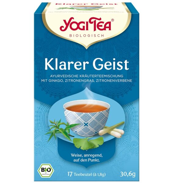 Yogi Tea Bio Klarer Geist Teemischung 30,6 g