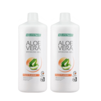 Aloe Vera Drinking Gel Peach-Pfirsich 2er Set 2000 ml